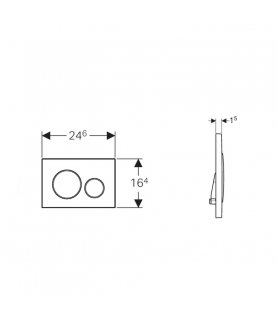 Geberit Sigma20 placca di...